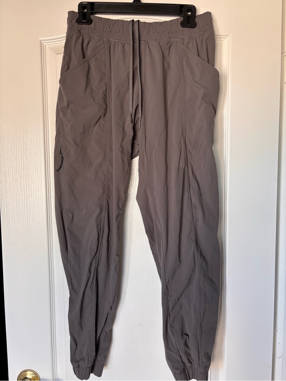 Columbia hiking pants jogger style gray women’s large outdoor camping casual